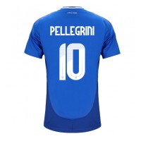 Italia Lorenzo Pellegrini #10 Fotballklær Hjemmedrakt EM 2024 Kortermet